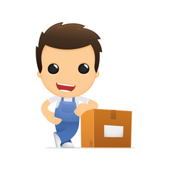 funny cartoon mechanic