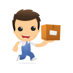 funny cartoon mechanic