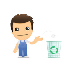 funny cartoon mechanic