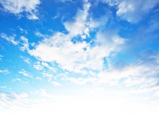 Blue sky background