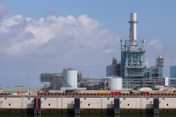 Obraz premium construction of a powerplant