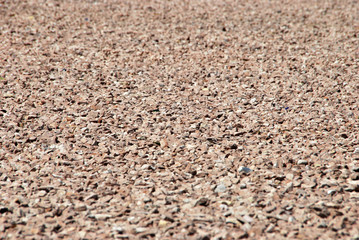 Red gravel