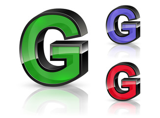 G - 3D Letters