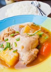 Chicken Stew Thai food