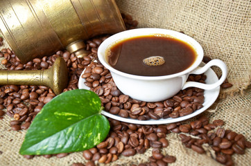 Beautiful vintage coffee background