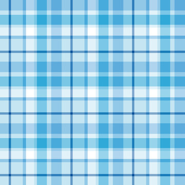 blue seamless plaid pattern