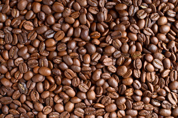 Coffee beans background