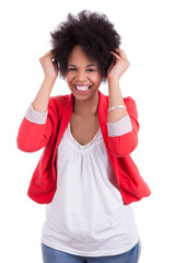 Portrait of a beautiful african american woman