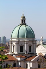 Fototapeta premium brescia - duomo nuovo - cupola