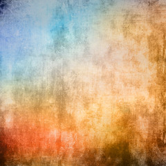 Grunge color texture, blue and brown color
