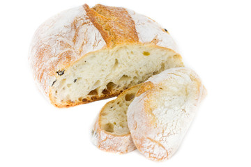 aufgeschnittenes Brot
