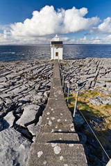 Burren Lighthouse in Co.Clare, Ireland