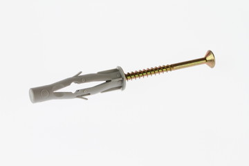 Dübel und Schraube