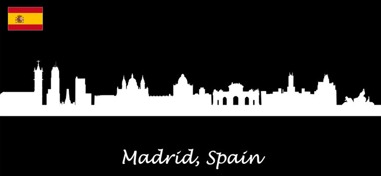 Skyline Madrid - Spain