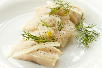 Herring with onions
