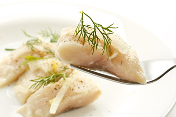 Herring with onions
