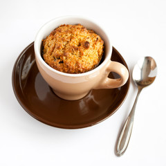 Gluten free muffin in cup