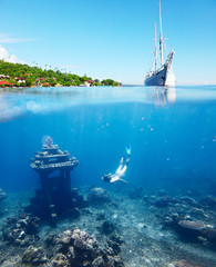 Underwater landmark