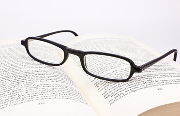 glasses n book
