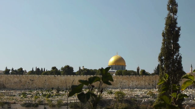 Panoramic view of Jerusalem old city