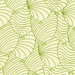 Seamless pattern of hand drawn balloons, vector.