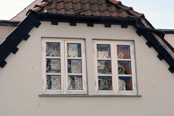 Obraz premium Reflections in windows