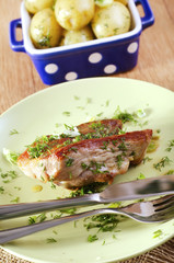 baked meat