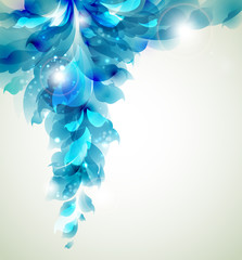 Abstract  blue  element  for design