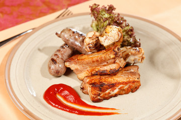 grilled ribs