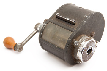 manual pencil sharpener of metal