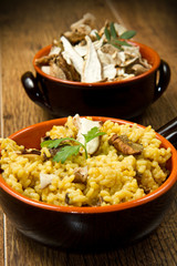 risotto con funghi