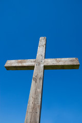Cross with Blue Sky