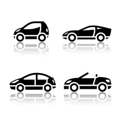 Fototapeta premium Set of transport icons - Vehicles