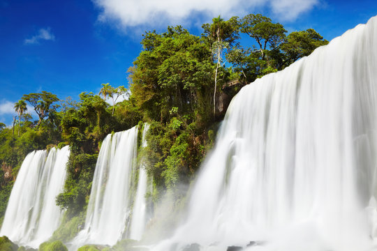 Fototapeta Iguassu Falls, view from Argentinian side