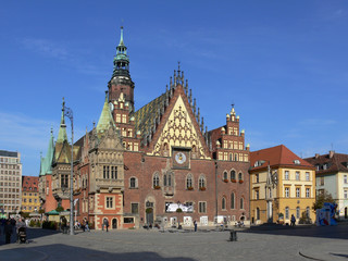 Fototapeta na wymiar Wrocławski Ratusz