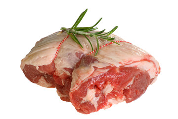 uncooked lamb joint