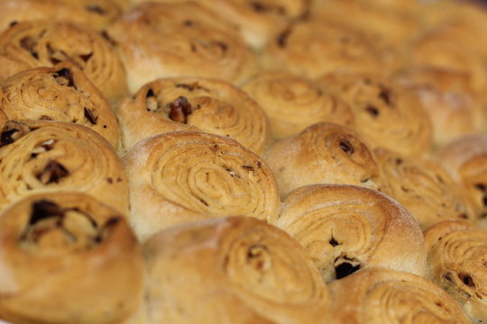 Pie With Walnuts - colse up