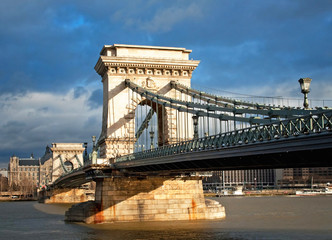 Obraz premium Nice view on Budapest, Hungary