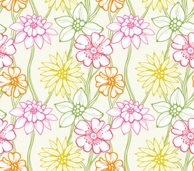 Floral seamless pattern