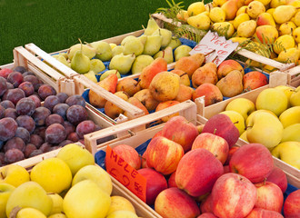 Fruit at the market in Italy