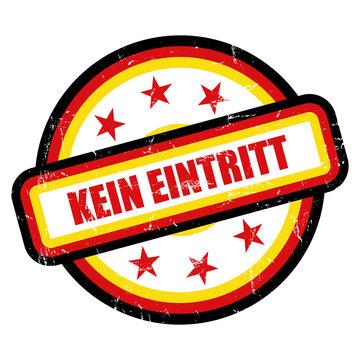 Sternen Stempel srg grunge KEIN EINTRITT