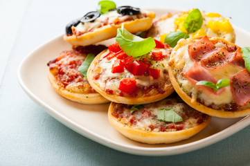 Pizzette ( small pizzas, Italy)