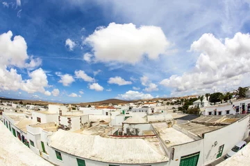 Foto op Plexiglas Teguise, Lanzarote, Canary Island, traditional village © travelview