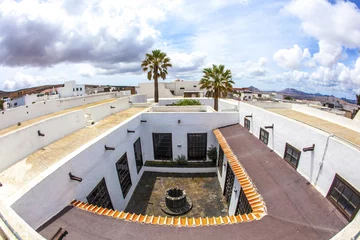 Foto op Plexiglas Teguise, Lanzarote, Canary Island, traditional village © travelview