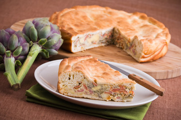 Artichoke Pie.