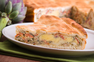 Artichoke Pie.
