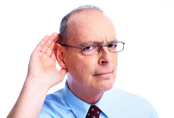 Deaf man.