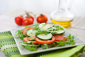 Healthy vegetable salad