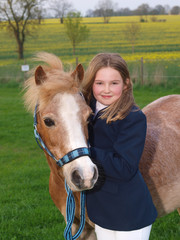 Young Girl With Pony