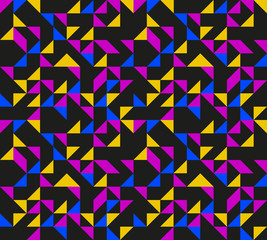 Colorful Seamless Retro Pattern